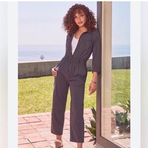 River Utility Gray Jumpsuit